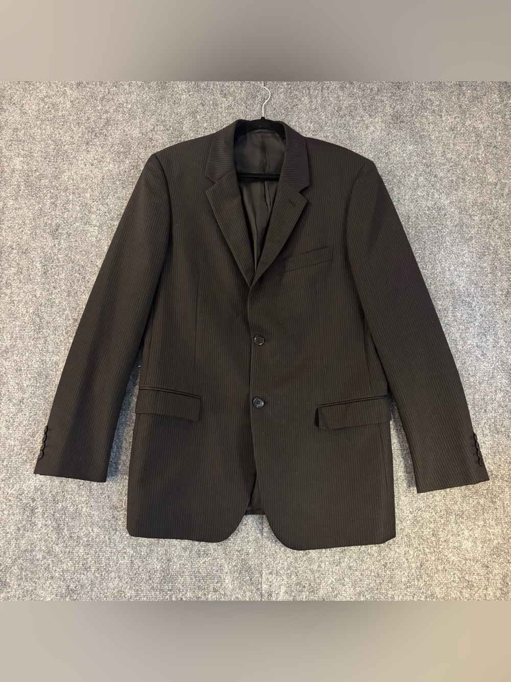 Calvin Klein Collection Made in Italy Pinstripe Blazer Mens Size 50 IT/40 US